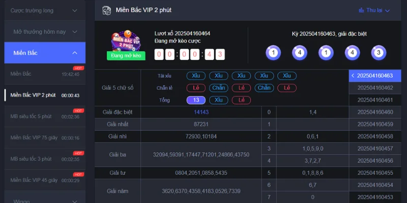 Cách thức quay khi tham gia chơi xổ số VIP miền Bắc